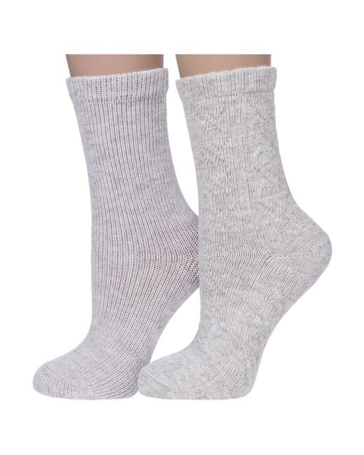 Mark Formelle Комплект из 2 пар женских носков с вискозой и ангорой микс 1 размер 23-25