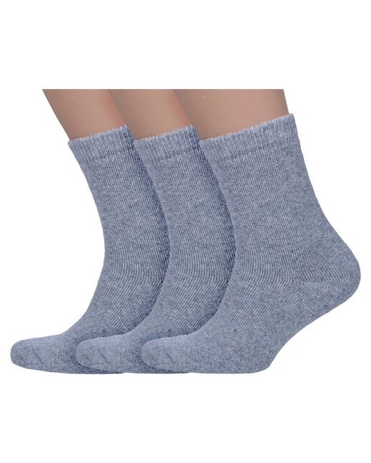 Hobby Line Комплект из 3 пар мужских махровых носков размер 39-44