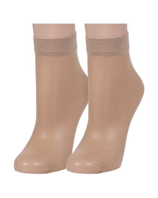 Gabriella Комплект из 2 пар женских носков светло размер UN