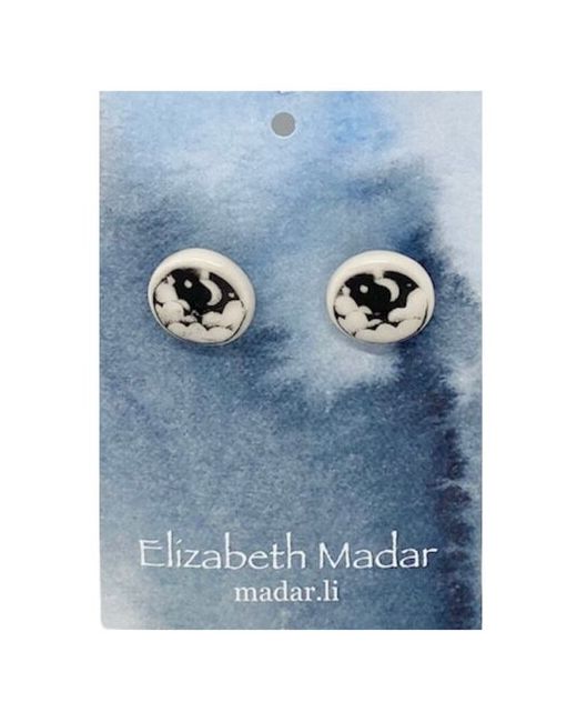 Elizabeth Madar Серёжки-гвоздики Луна