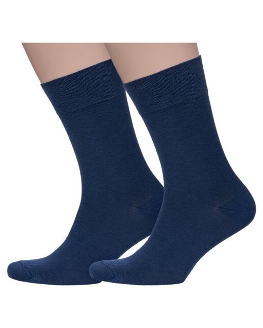 Mark Formelle Комплект из 2 пар мужских носков хлопка с кашемиром рис. 1423 темно размер 27-29