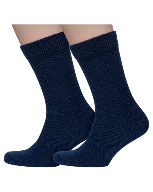 Mark Formelle Комплект из 2 пар мужских носков с шерстью и вискозой рис. 1531 темно меланж размер 27-29