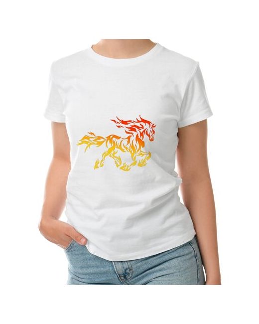 Roly футболка огненная лошадь L