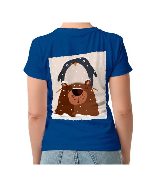 Roly Женская футболка Пингвин и медведь M