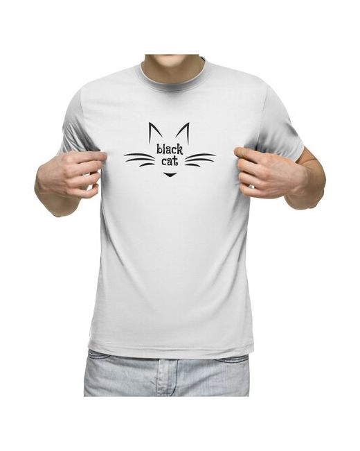 US Basic футболка Чёрный кот S