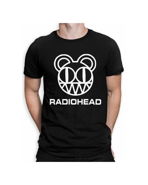Design Heroes Футболка Radiohead Лого Радиохед Черная S