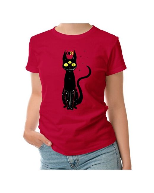 Roly футболка Чёрный кот L