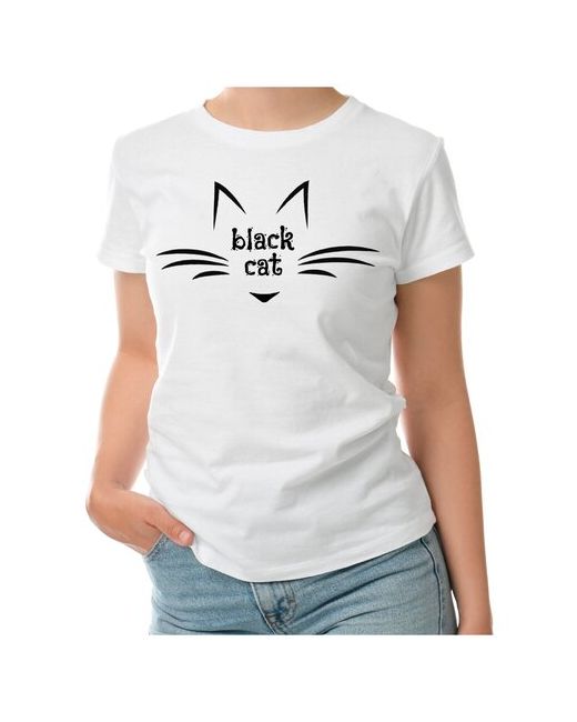 Roly футболка Чёрный кот XL