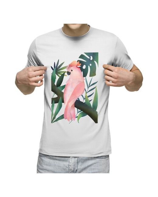 US Basic футболка Розовый попугай какаду M