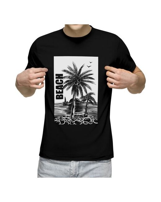 US Basic футболка Пляж 2XL темно-