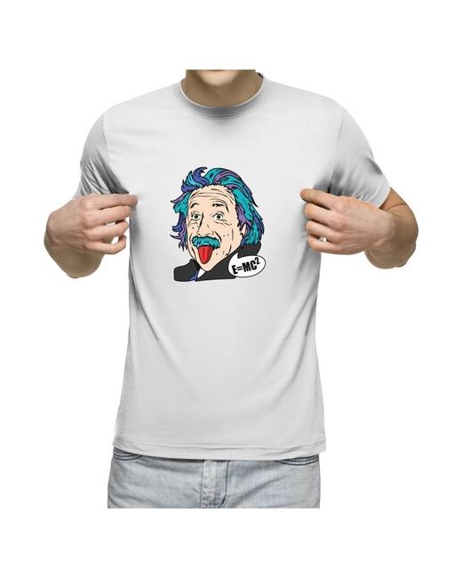 US Basic футболка Эйнштейн 2XL меланж