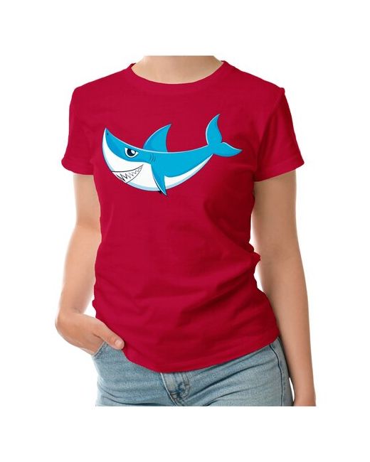 Roly футболка Широко улыбающаяся большая белая акула S