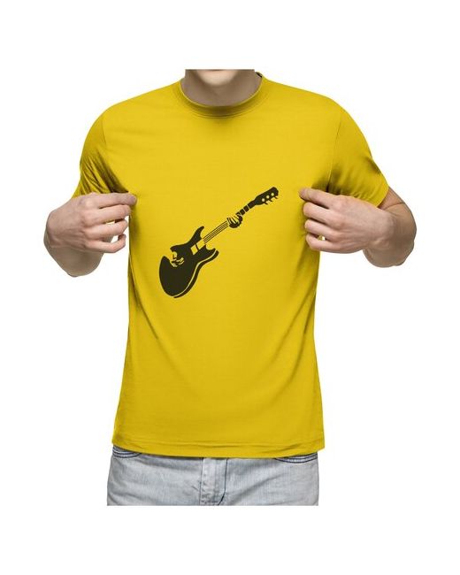 US Basic Мужская футболка гитара S
