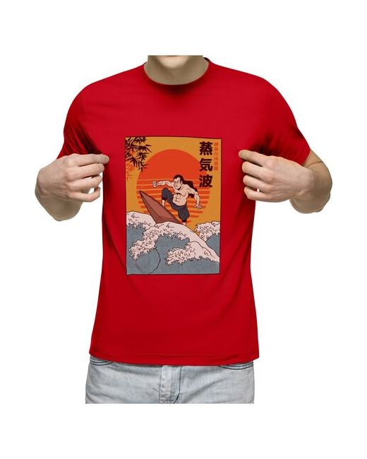 US Basic футболка Самурай сёрфер Surfing Samurai XL