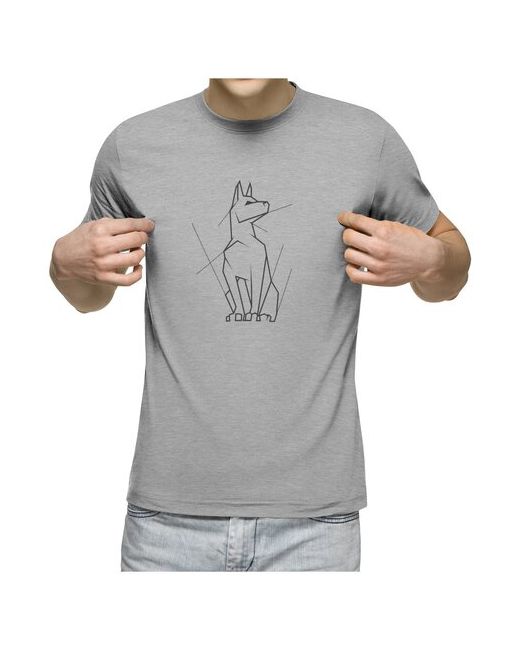 US Basic Мужская футболка Собака Басенджи M