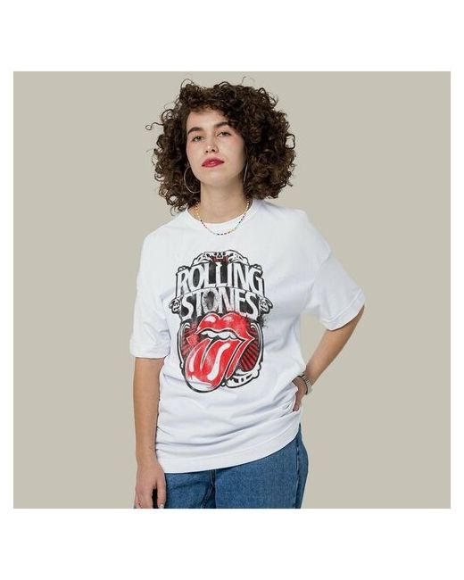 Будь на стиле Футболка оверсайз Музыка The Rolling Stones 2