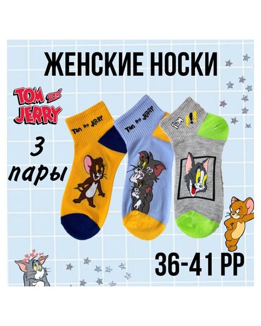 Fashion Socks Носки Комплект носков 2 пары Том и Джерри
