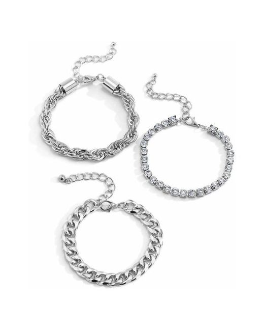 Premium jewelry Браслет под серебро 3 шт