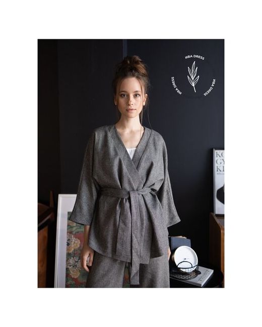 Иваdress жакет кимоно оверсайз из натурального льна