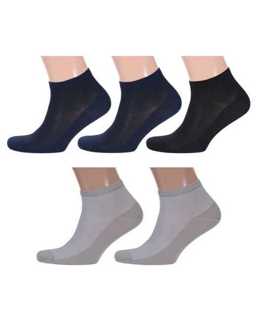 RuSocks Комплект из 5 пар мужских носков Орудьевский трикотаж 6 размер 27-29 45