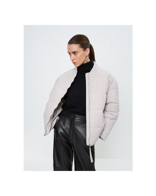 Zarina Короткая куртка Тауп размер L RU 48
