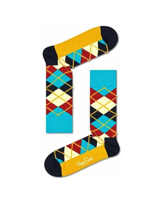 Happy Socks Носки унисекс Argyle Sock в цветную клетку мультиколор 29
