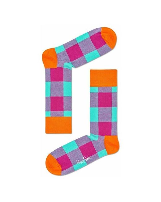 Happy Socks Носки унисекс Lumberjack Sock в клетку 29 с розовым