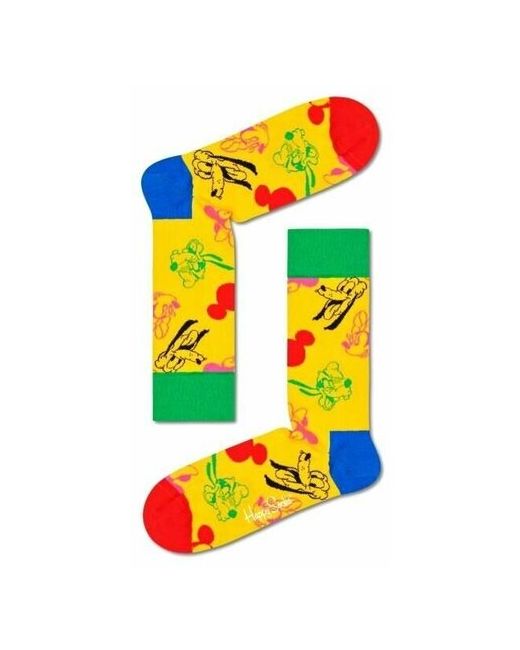 Happy Socks Яркие желтые носки Disney Sock с героями мультфильмов 29