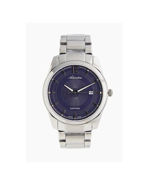 Adriatica A8301.5155Q швейцарские наручные часы с сапфировым стеклом и апертурой даты