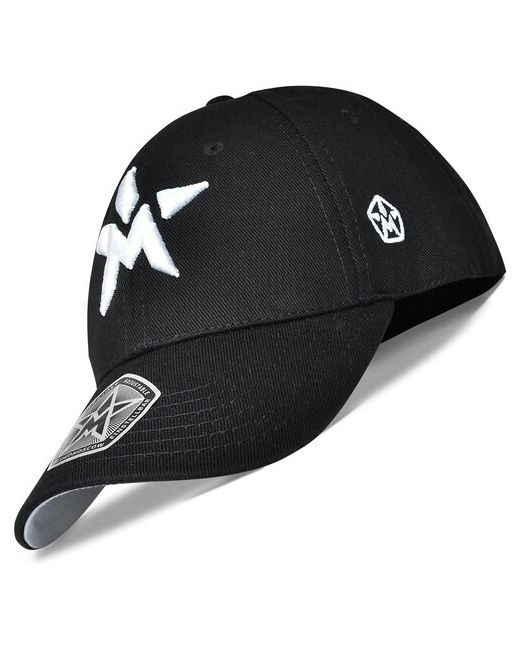 Лого Москва Бейсболка с черной 3D-вышивкой М Москва