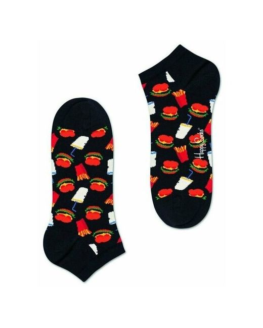 Happy Socks Низкие носки унисекс Hamburger Low Sock с гамбургерами 25