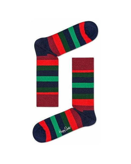 Happy Socks Носки Stripe Sock с широкими яркими полосками мультиколор 29