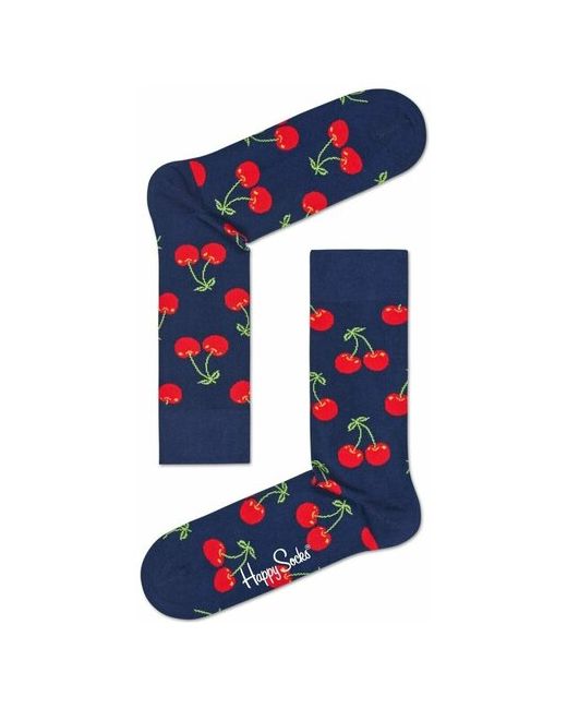 Happy Socks Темно носки Cherry Sock с вишенками темно 25