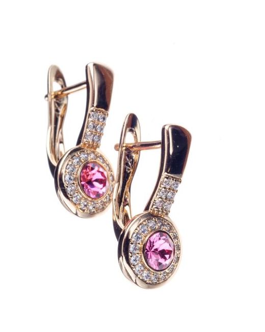 Xuping Jewelry Серьги классические бижутерия золотой Advanced Crystal Ксюпинг