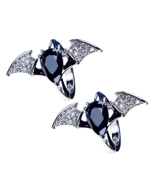 Xuping Jewelry Серьги кольца в уши Летучая мышь бижутерия под серебро Ксюпинг x120232-41