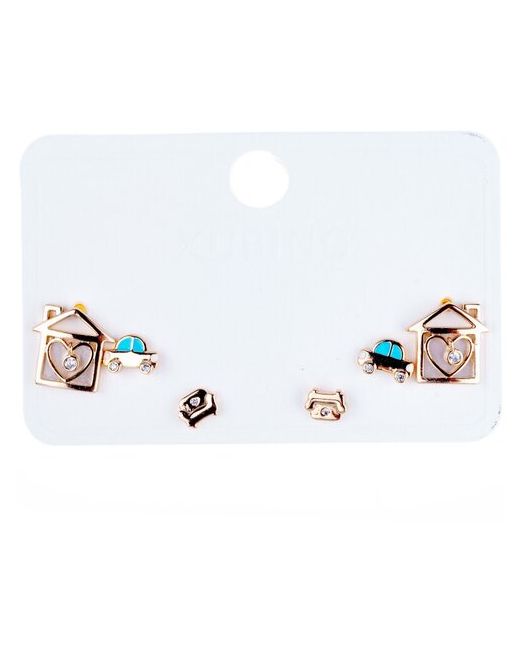 Xuping Jewelry Бижутерия серьги для пирсинга комплект украшений Ксюпинг x120232-36
