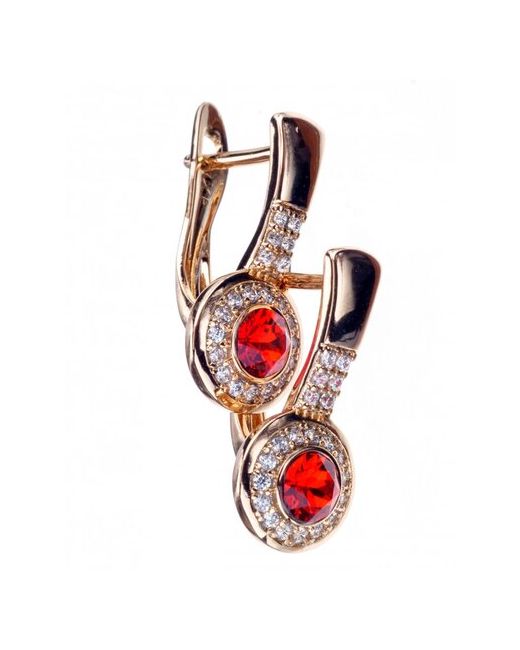 Xuping Jewelry Серьги классические бижутерия золотой Advanced Crystal Ксюпинг