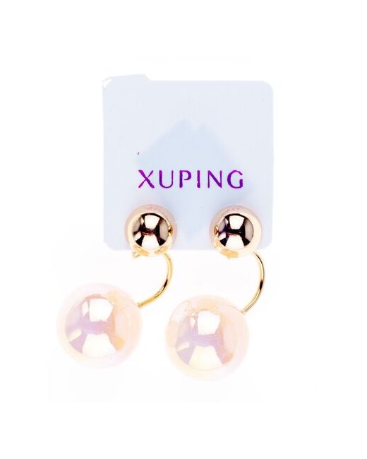 Xuping Jewelry Бижутерия серьги с жемчужиной розовый Ксюпинг x120232-58