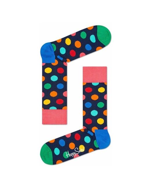 Happy Socks Низкие носки-унисекс Athletic Stripe Low Sock с цветными полосками черный 25