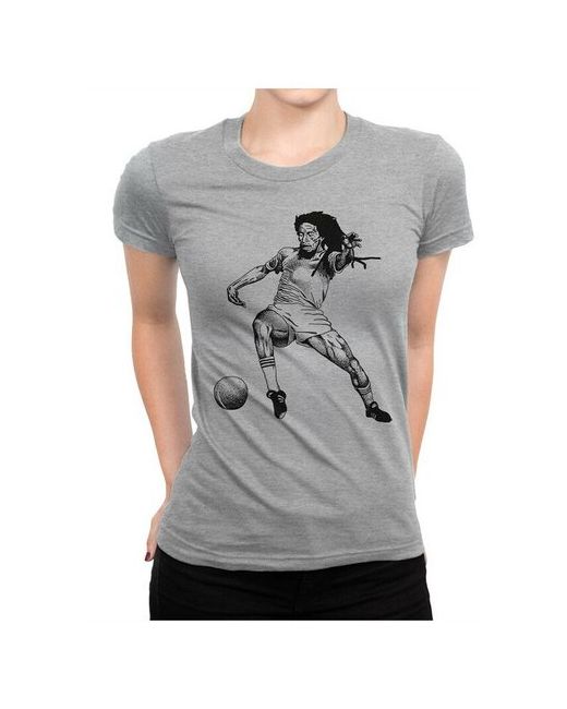 Dream Shirts Футболка с принтом Боб Марли Футболист Регги 3XL