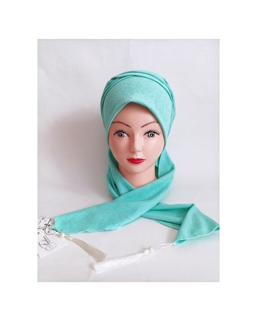 Hand Made Tubatay Чалма тюрбан готовый платок хиджаб мусульманский трикотажный