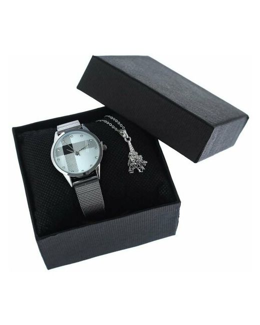 lapanda Подарочный набор 2 в 1 Париж наручные часы d3 см кулон