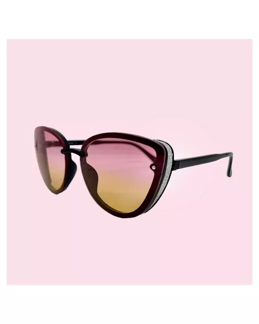 Sunglass Солнцезащитные очки с блёстками чехол в комплекте