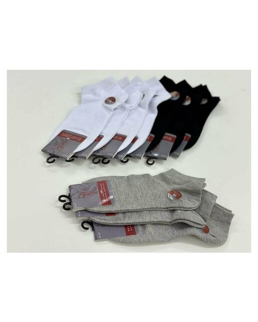 Persail укороченные носки из чесанного хлопка ручной работы набор 10 пар белый черный универсальный размер 40-47