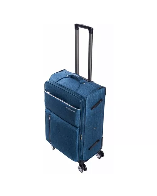 Feybaul Тканевый чемодан с увеличением объема и съемными колесами JZRTravel Размер M