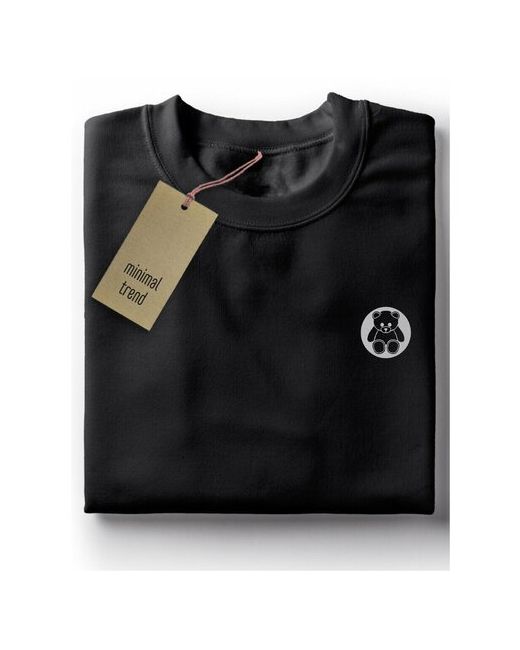 minimal trend Женская футболка черная белый на черном 311