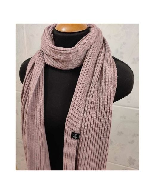 Lastochka_knit_wear Шарф вязаный розовый жемчуг