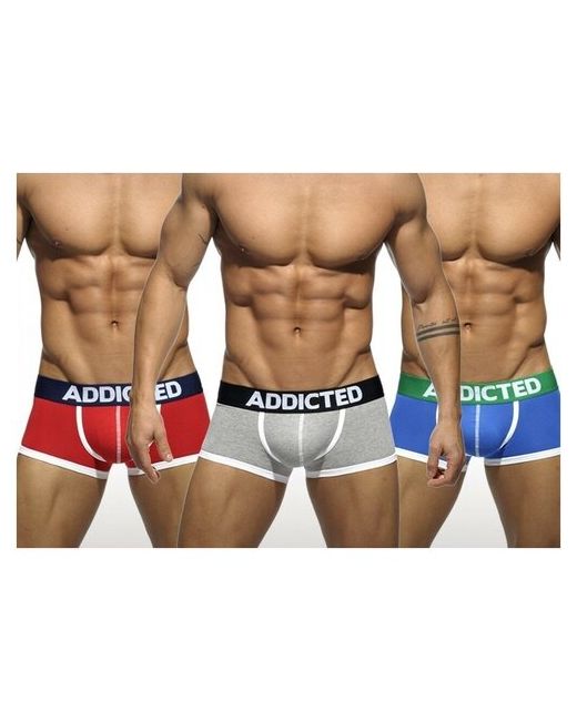 Addicted Трусы-боксеры Basic Boxer Three Pack комплект 3 шт. Мультиколор Размер 3XL