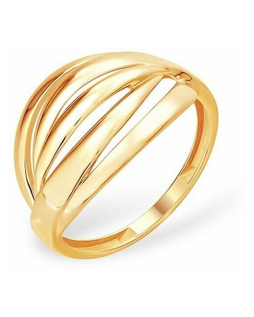 Karatov Золотое кольцо без камней размер 17.0