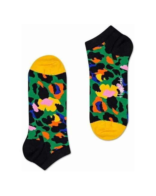 Happy Socks Низкие носки унисекс Leopard Low Sock с пятнышками леопарда 29